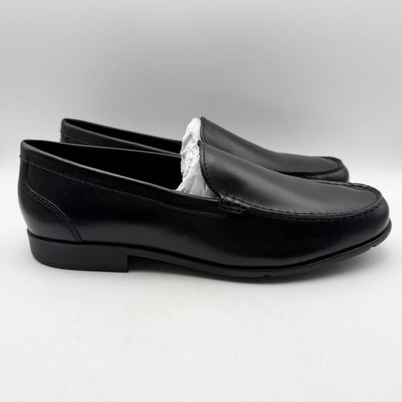 Rockport Mens Classic Lite Venetian Loafers US 15 Wide Black Leather NIB - Picture 4 of 13